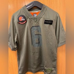 Cleveland Browns-Baker Mayfield special edition jersey.
